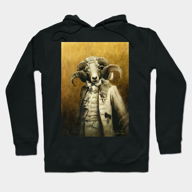 Rococo Ram Hoodie by mictomart